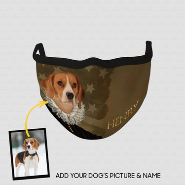 Personalized Dog Gift Idea - Royal Dog's Portrait 59 For Dog Lovers - Cloth Mask